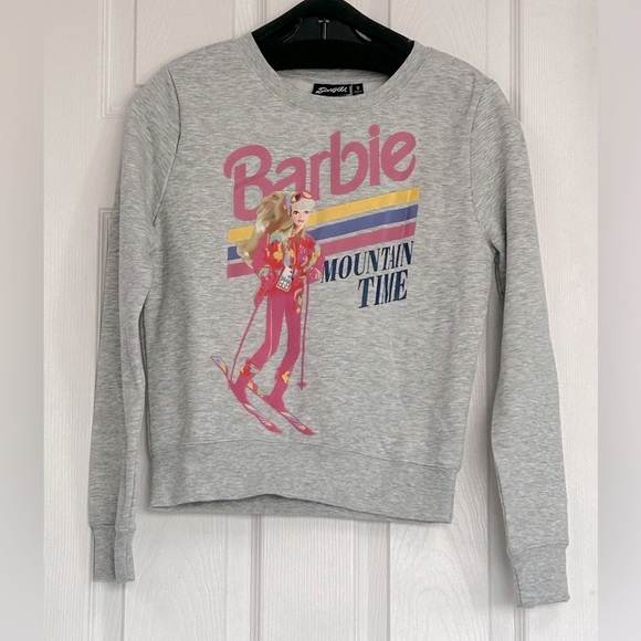 1220- Barbie Sweatshirt Junior Girl Size M NWT - Picture 1 of 7